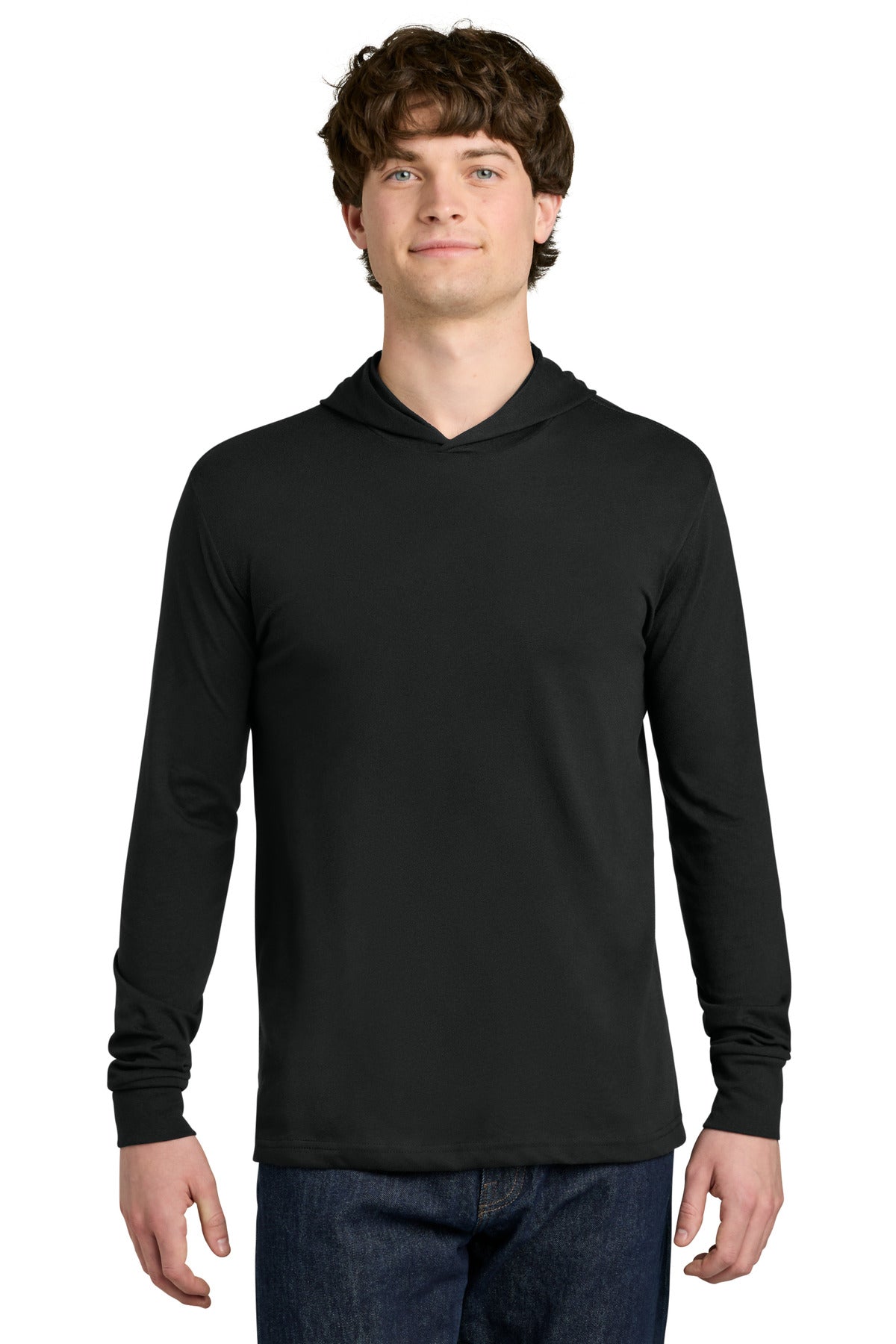 Next Level Apparel® CVC Long Sleeve Hoodie NL6221 - Black - 2XL