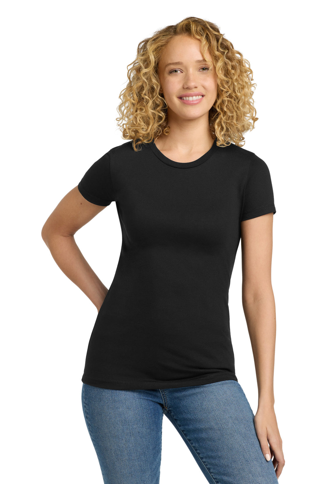 Next Level Apparel®  Women's CVC Tee. NL6610 - Black - 2XL