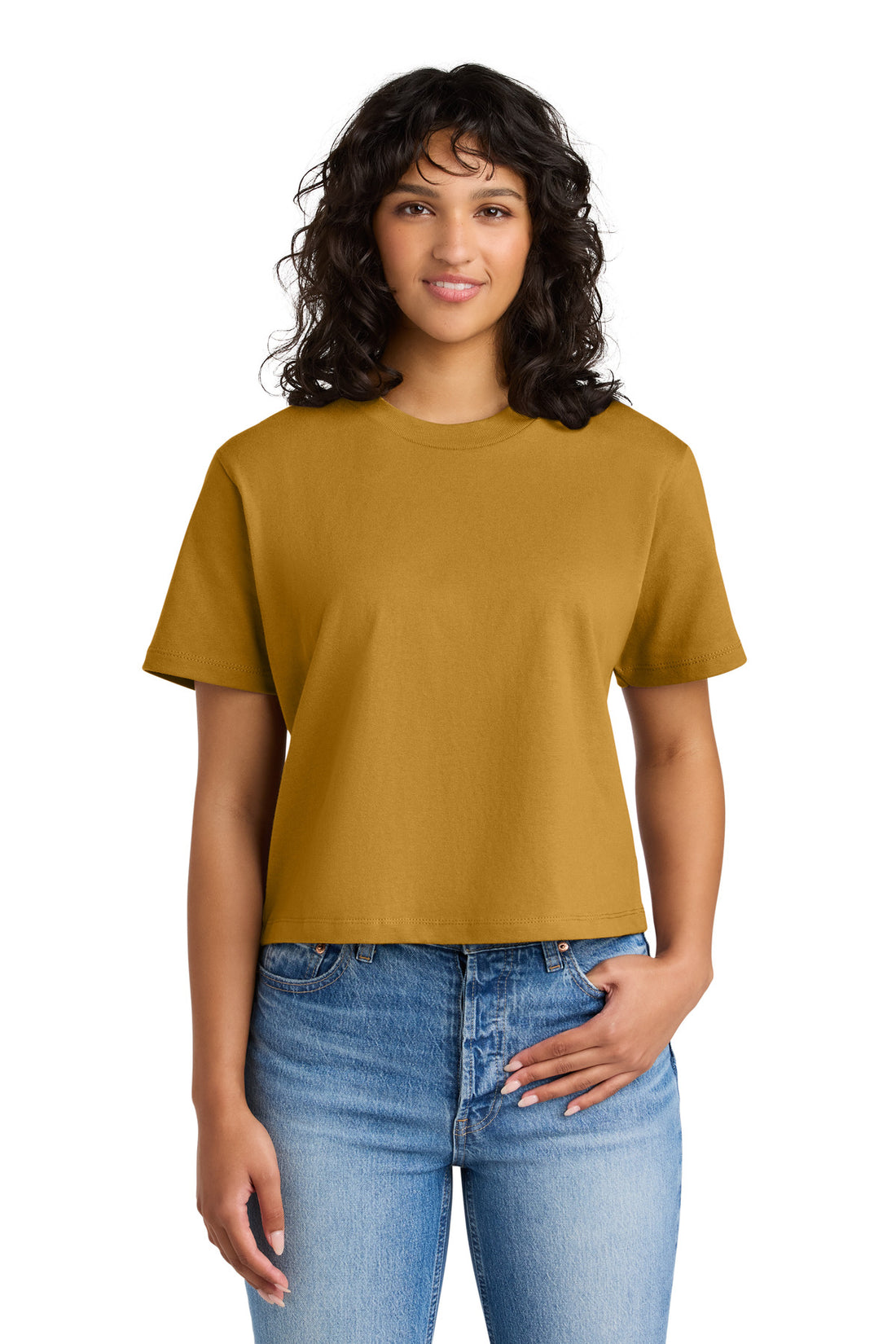Next Level Apparel® Women's Heavyweight Boxy Tee NL7610 - Antique Gold - 2XL