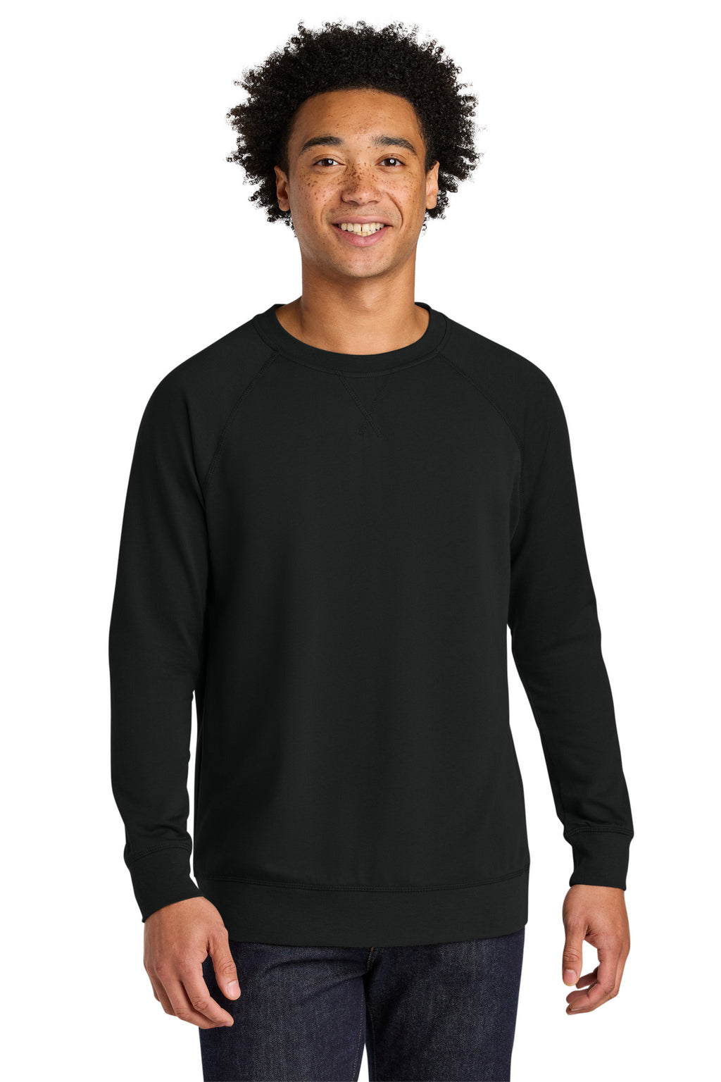 Next Level Apparel® Laguna Raglan Sweatshirt NL9000 - Black - 2XL