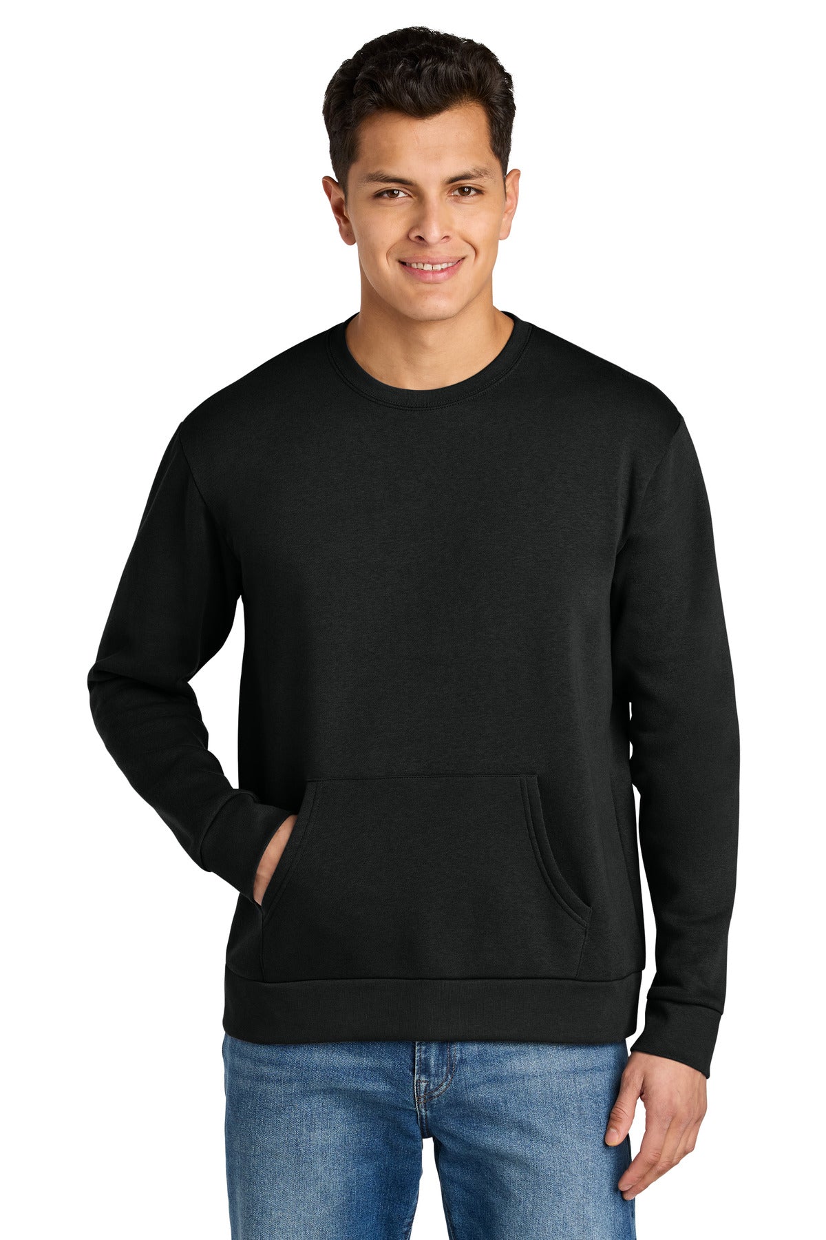 Next Level Apparel® Santa Barbara Pocket Sweatshirt NL9001 - Black - 2XL