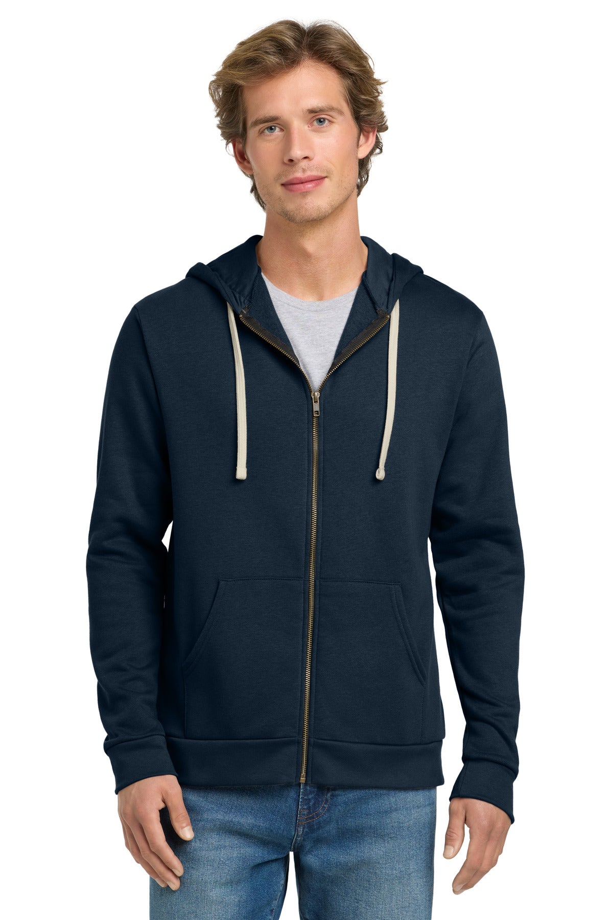 Next Level Apparel® Adult Santa Barbara Zip Hoodie. NL9602