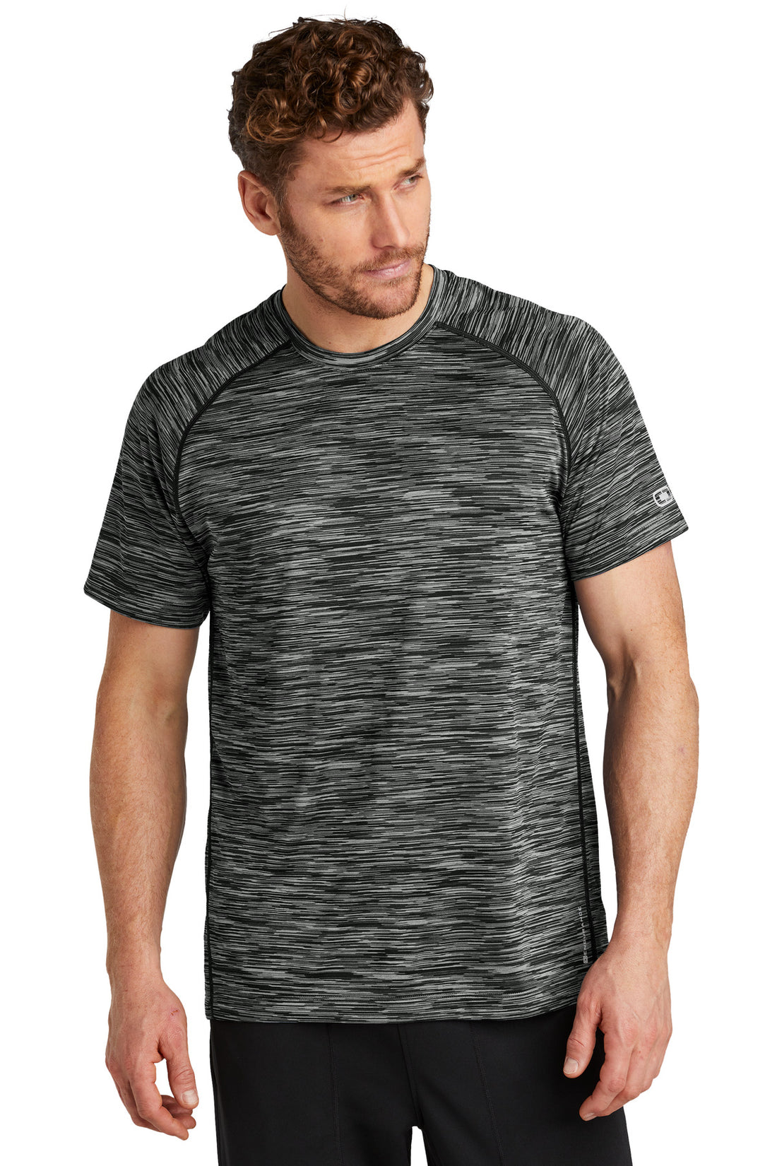 OGIO ® Verge Crew. OE326 - Blacktop Space Dye - 2XL