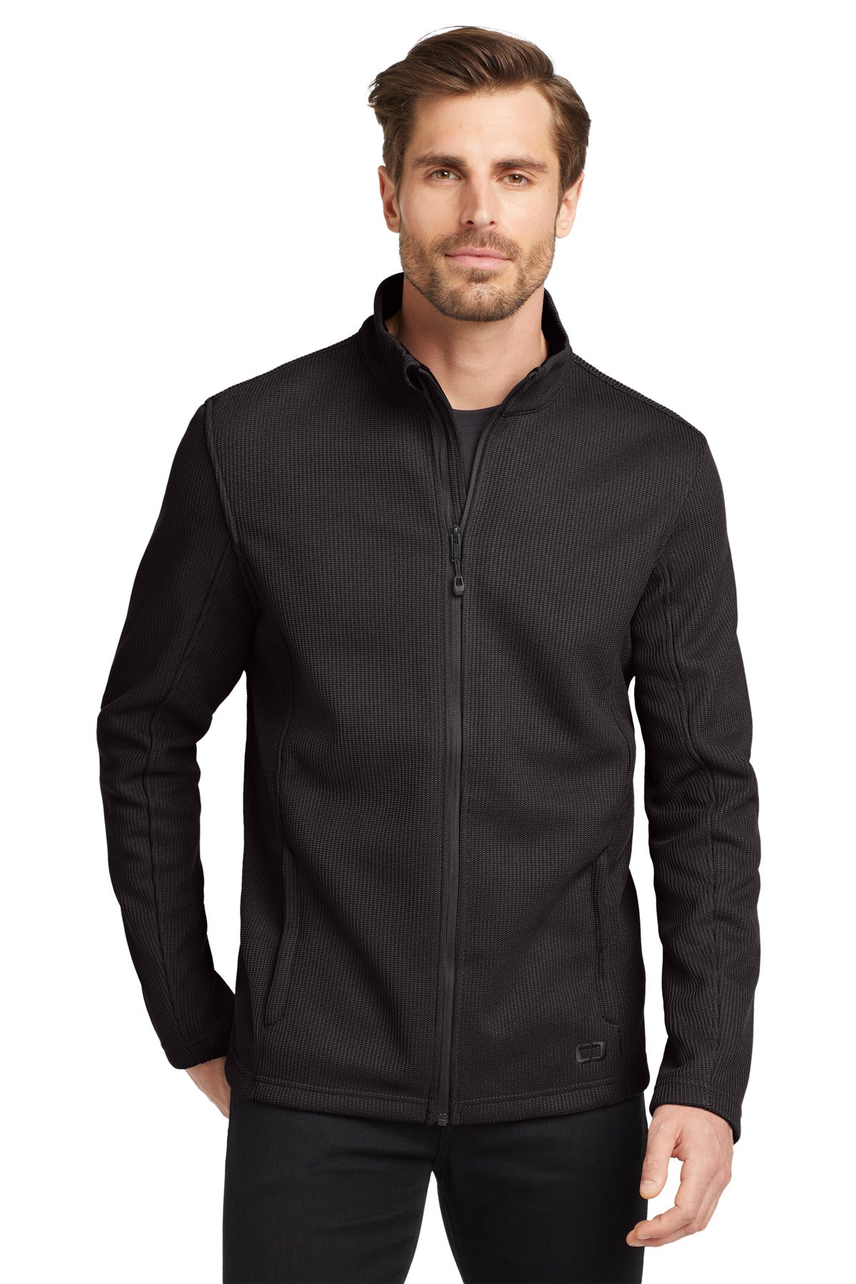 OGIO ® Grit Fleece Jacket. OG727 - Blacktop - 2XL