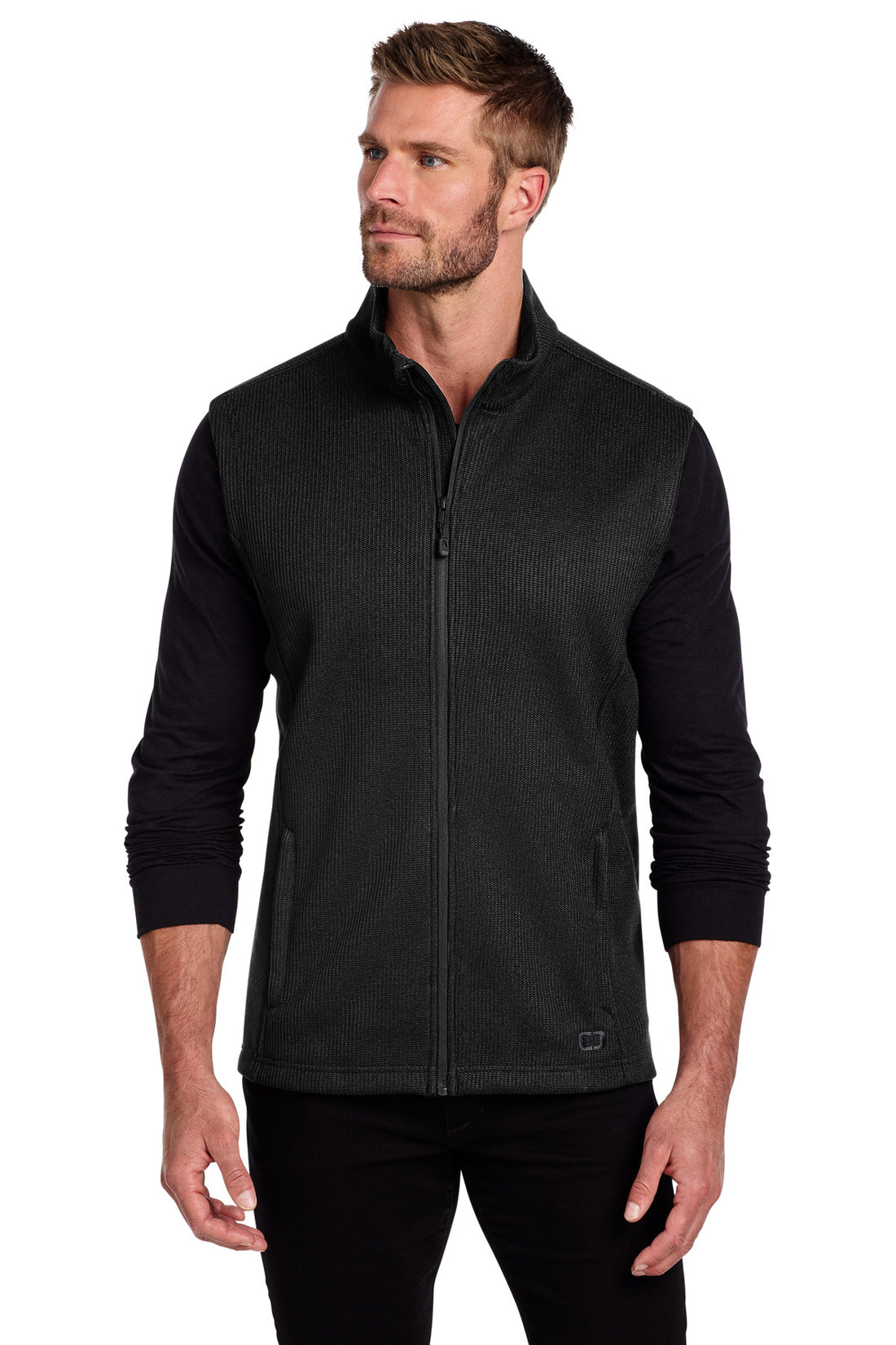 OGIO® Grit Fleece Vest OG730 - Blacktop - 2XL