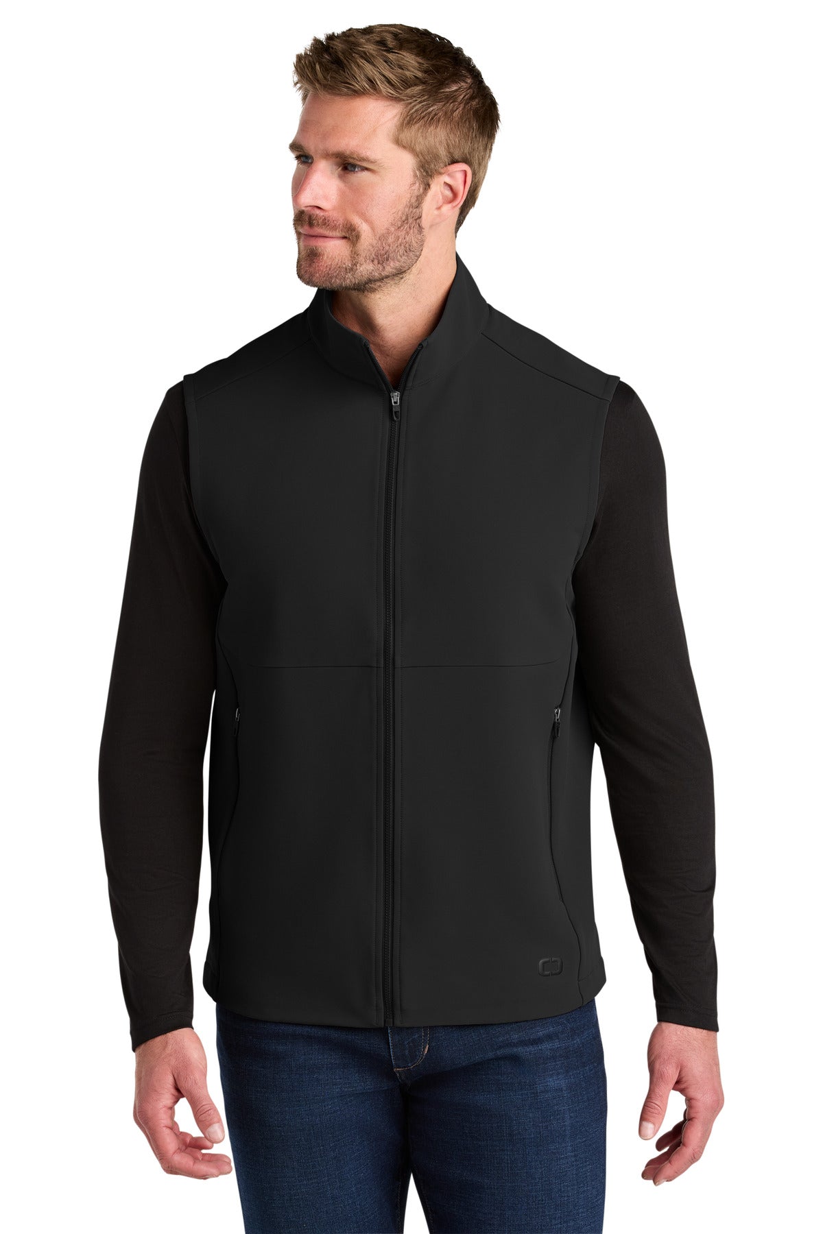 OGIO® Kinetic Soft Shell Vest OG741 - Blacktop - 2XL