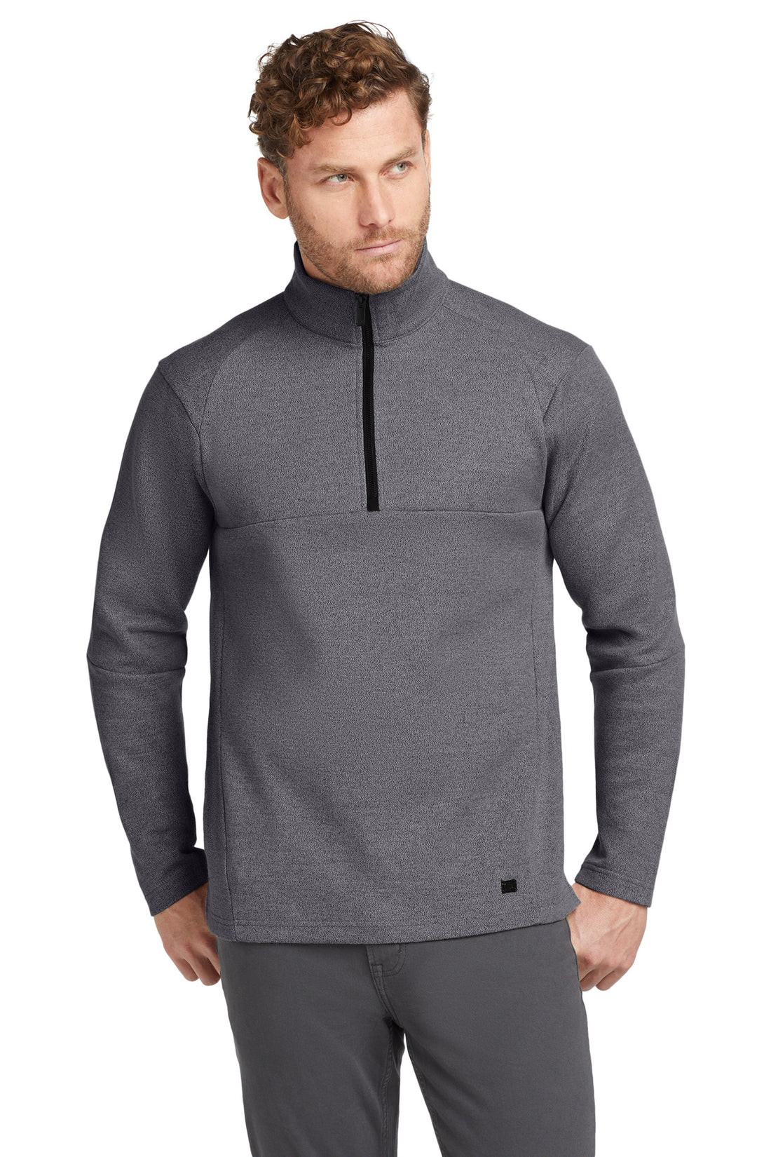 OGIO ® Transition 1/4-Zip. OG821 - Blacktop Heather - 2XL