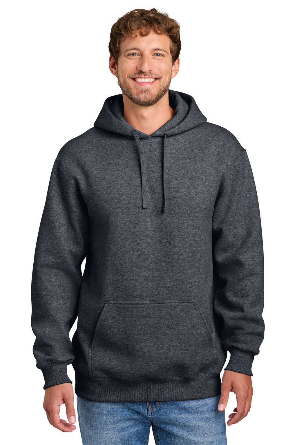 Port & Co® Foundation Fleece Pullover Hooded Sweatshirt PC107H