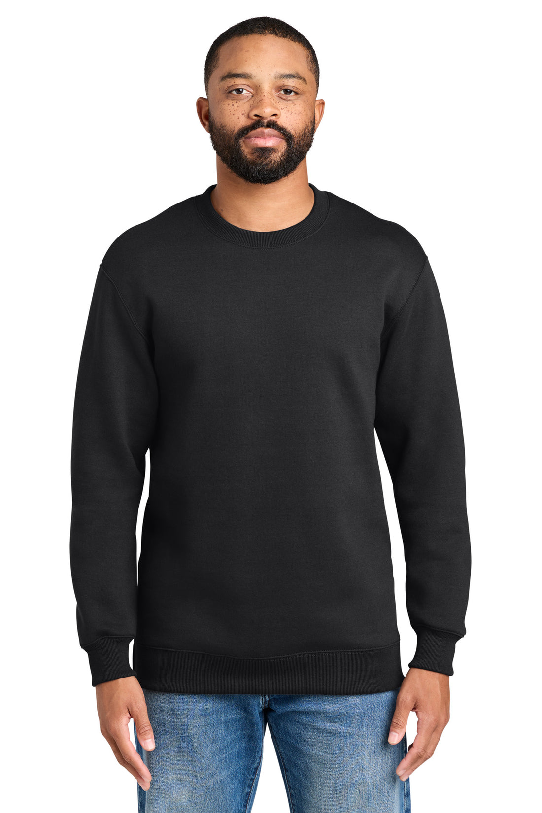 Port & Co® Foundation Fleece Pullover Crewneck Sweatshirt PC107