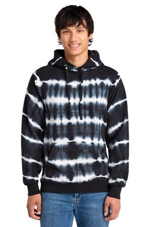 Port & Co® Allover Stripe Tie-Dye Fleece PC143