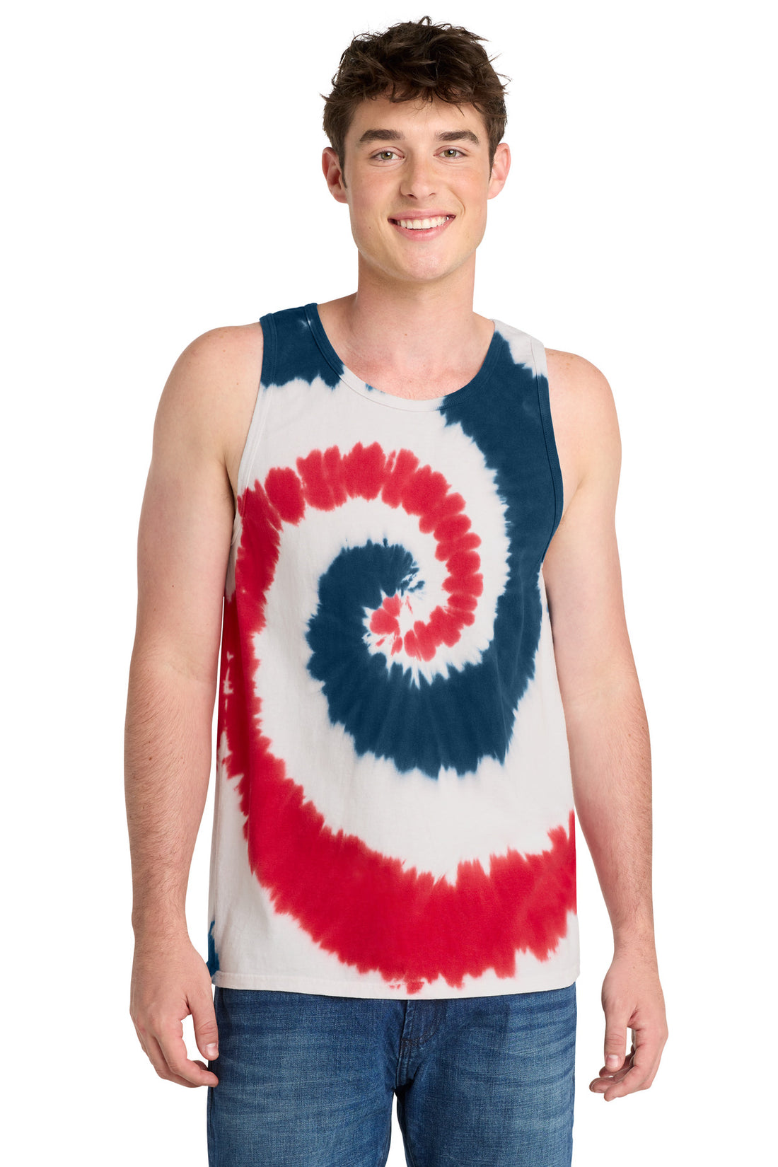 Port & Co® Tie-Dye Tank Top.  PC147TT