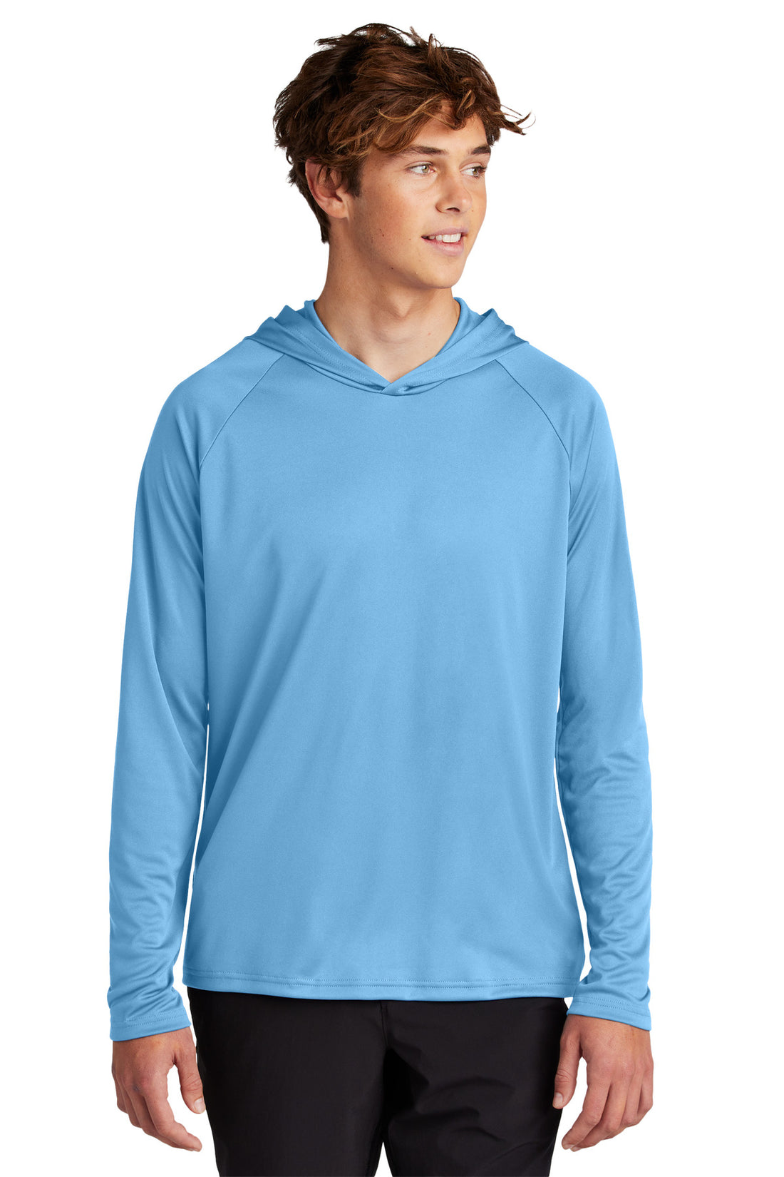 Port & Co® Performance Pullover Hooded Tee PC380H - Carolina Blue - 2XL