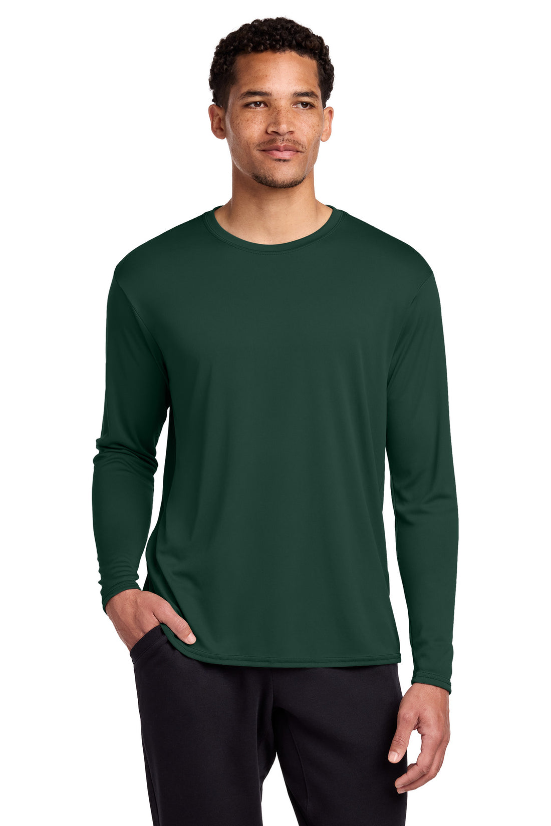 Port & Co® Long Sleeve Performance Tee. PC380LS