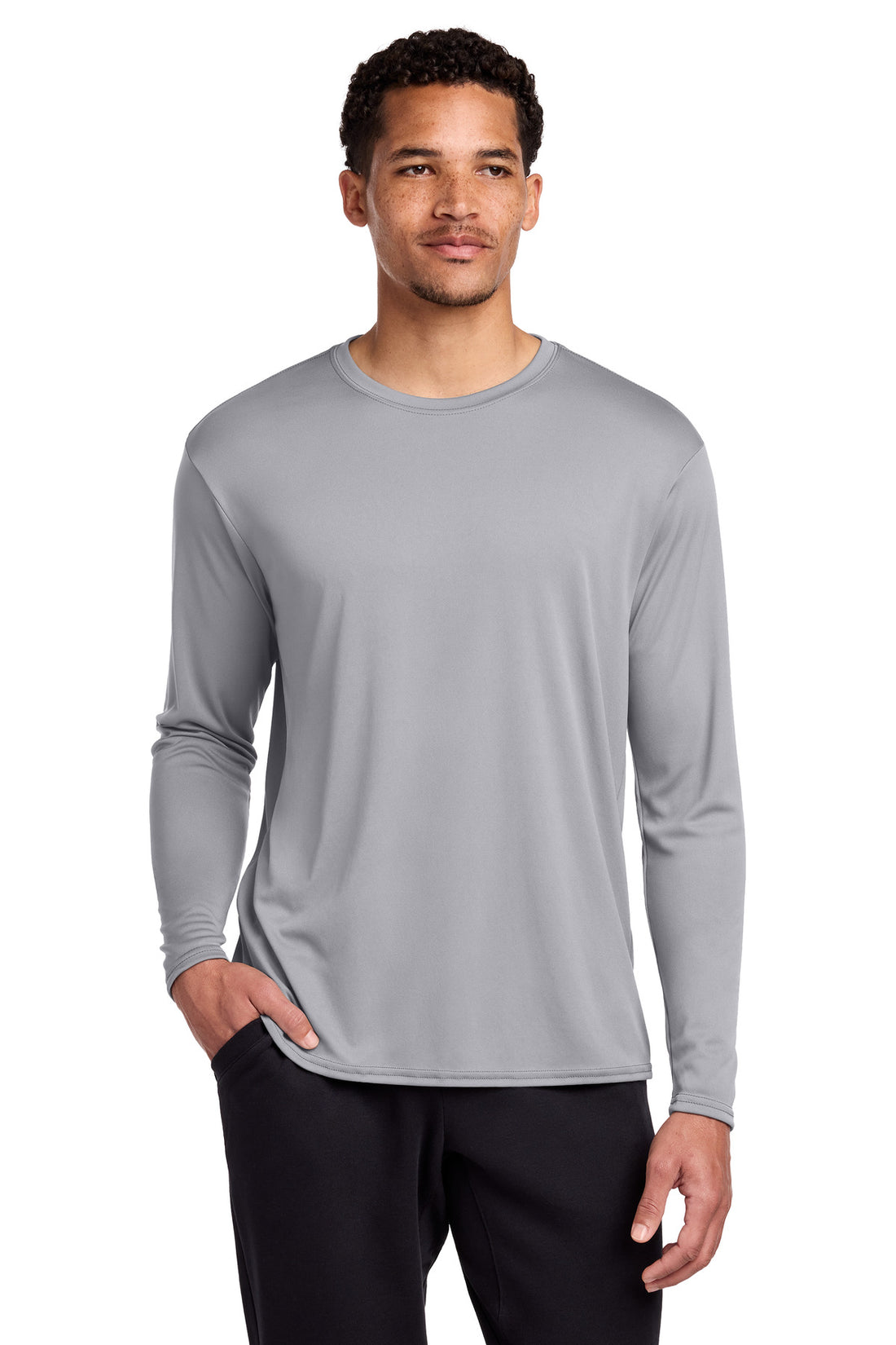Port & Co® Long Sleeve Performance Tee. PC380LS