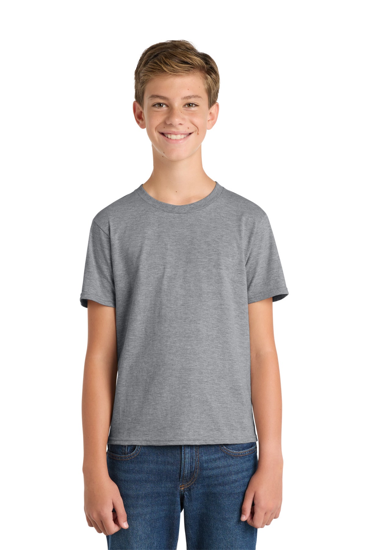 Port & Co® Youth Fan Favorite Tee. PC450Y - Athletic Heather - XS