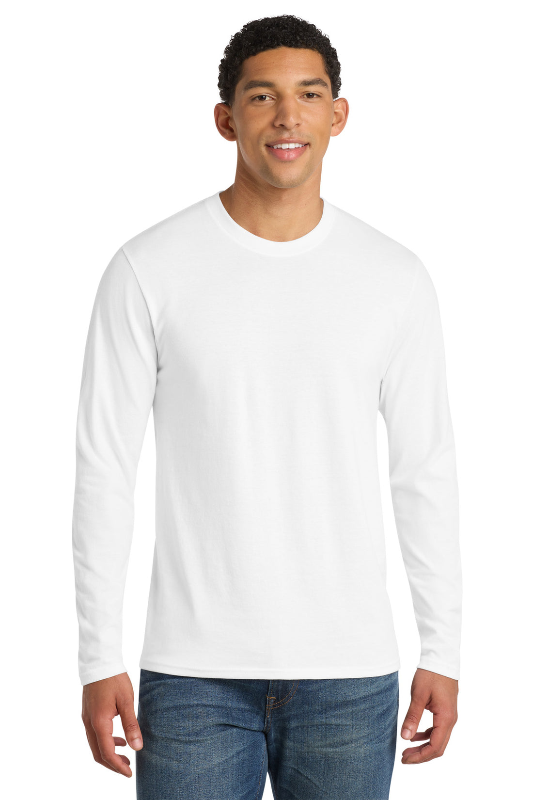 Port & Co® Long Sleeve Fan Favorite  Blend Tee. PC455LS