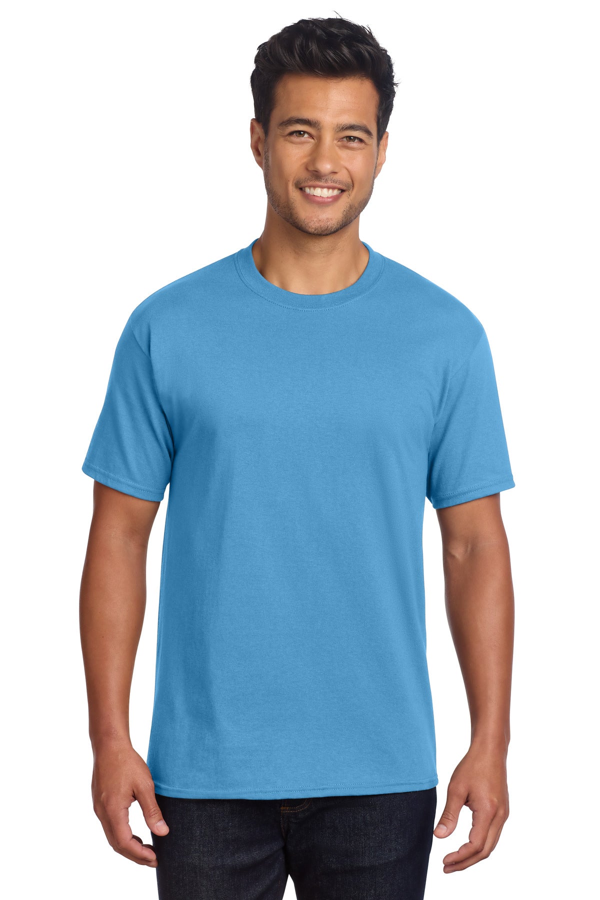 Port & Co® Core Cotton DTG Tee PC54DTG - Aquatic Blue - 2XL