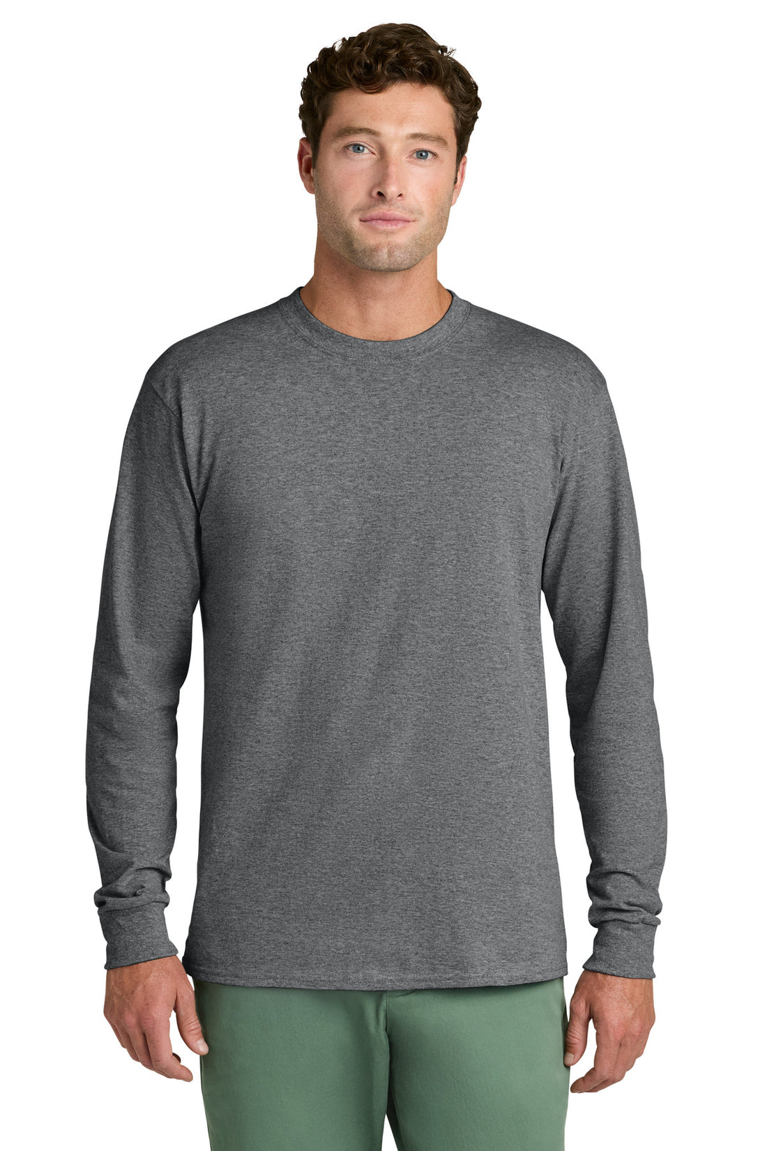 Port & Co® Long Sleeve Core Cotton Tee. PC54LS