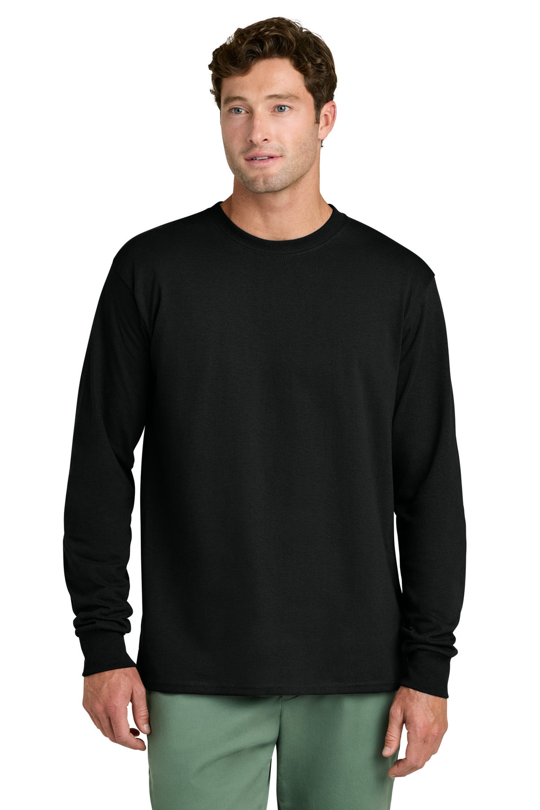 Port & Co® Long Sleeve Core Cotton Tee. PC54LS