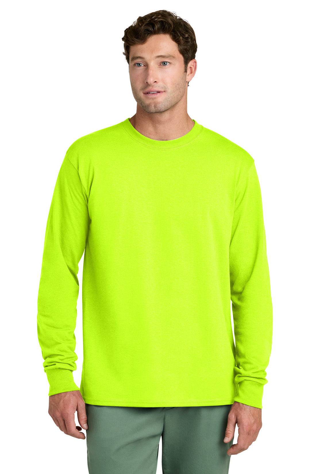 Port & Co® Long Sleeve Core Cotton Tee. PC54LS