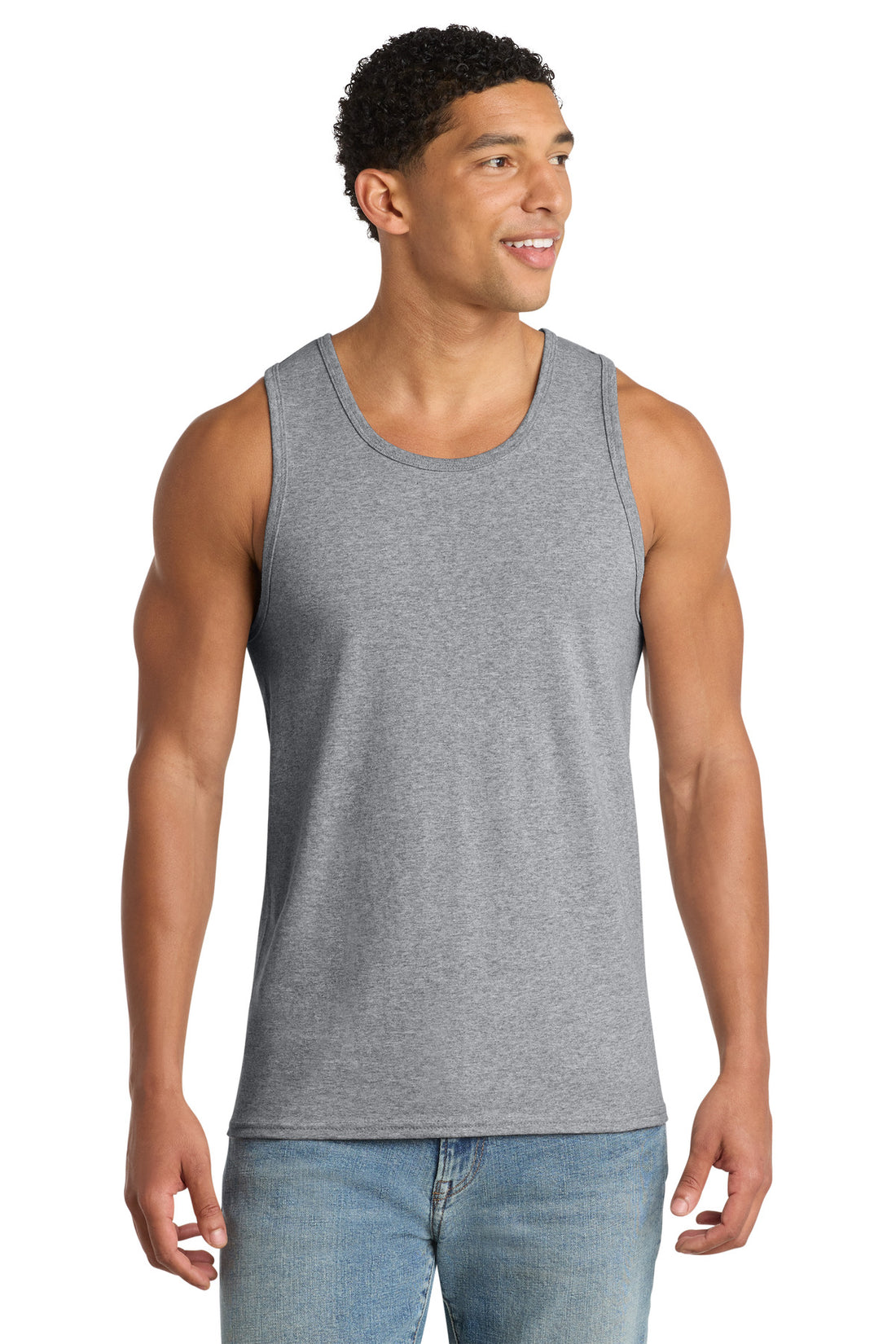 Port & Co® Core Cotton Tank Top.  PC54TT - Athletic Heather - 2XL