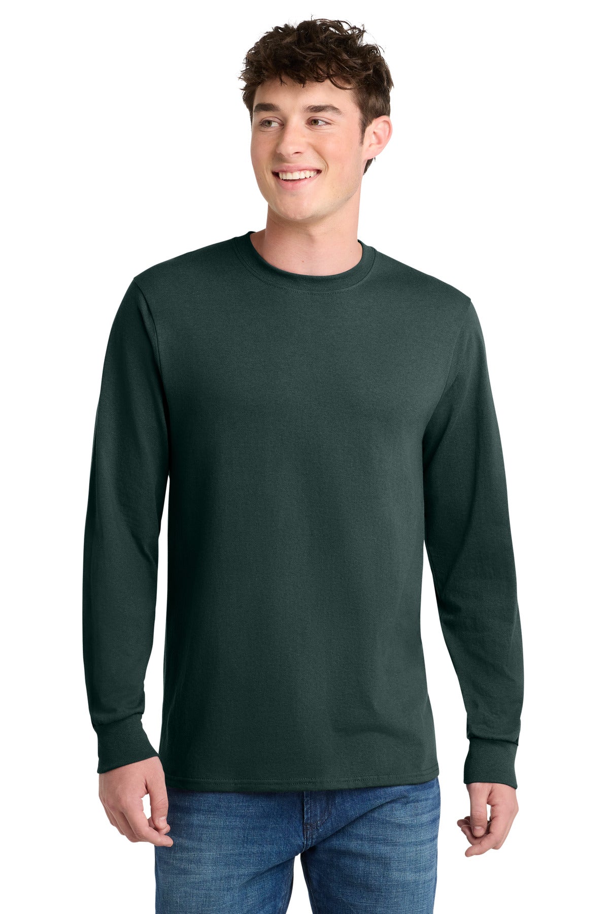 Port & Co® Tall Long Sleeve Core Blend Tee. PC55LST
