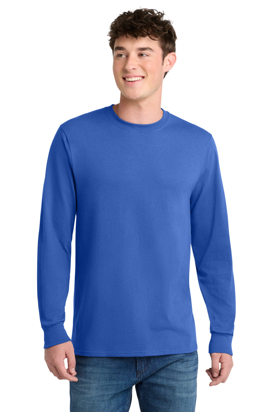 Port & Co® Tall Long Sleeve Core Blend Tee. PC55LST