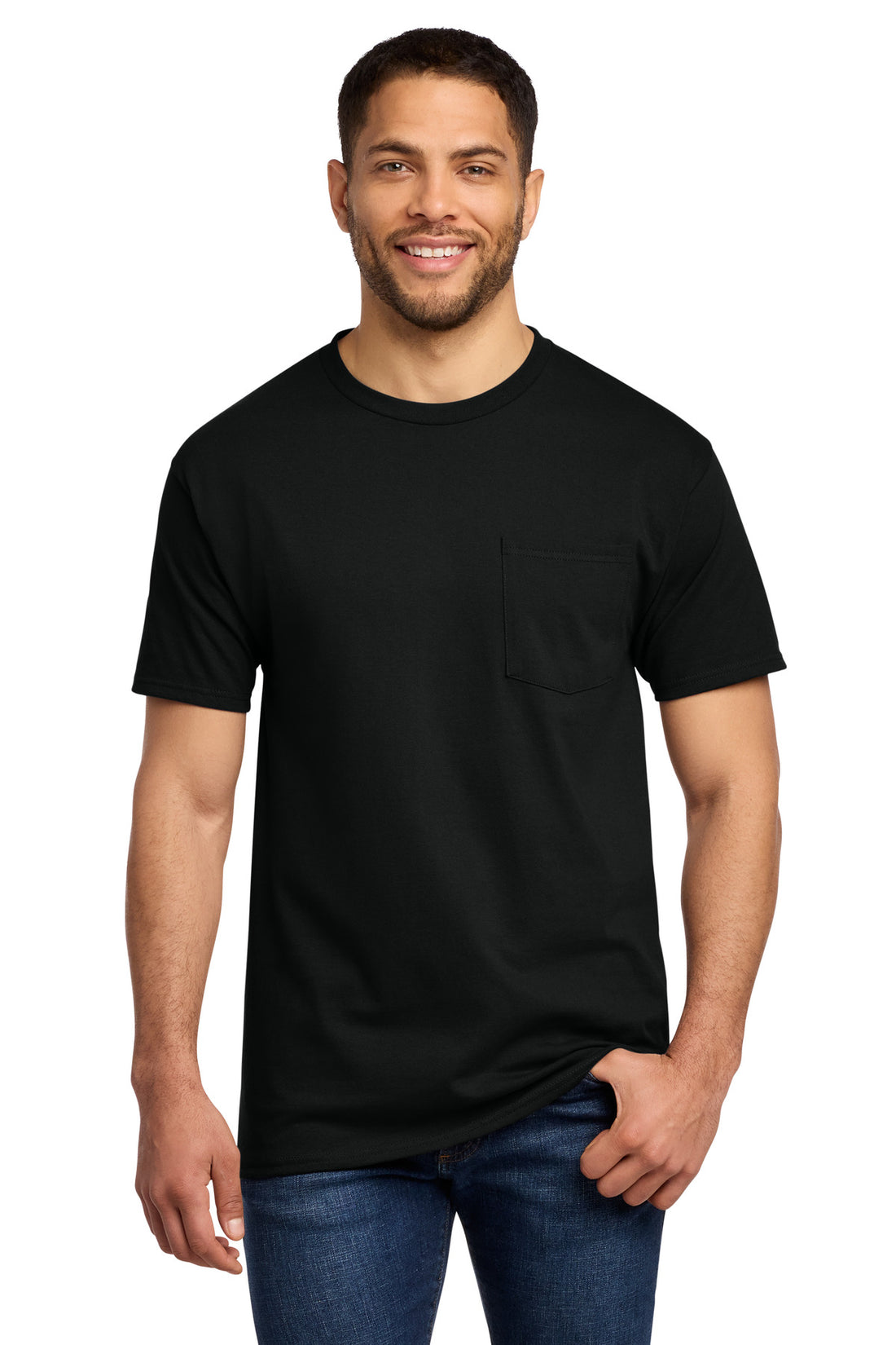 Port & Co® Essential Pocket Tee. PC61P