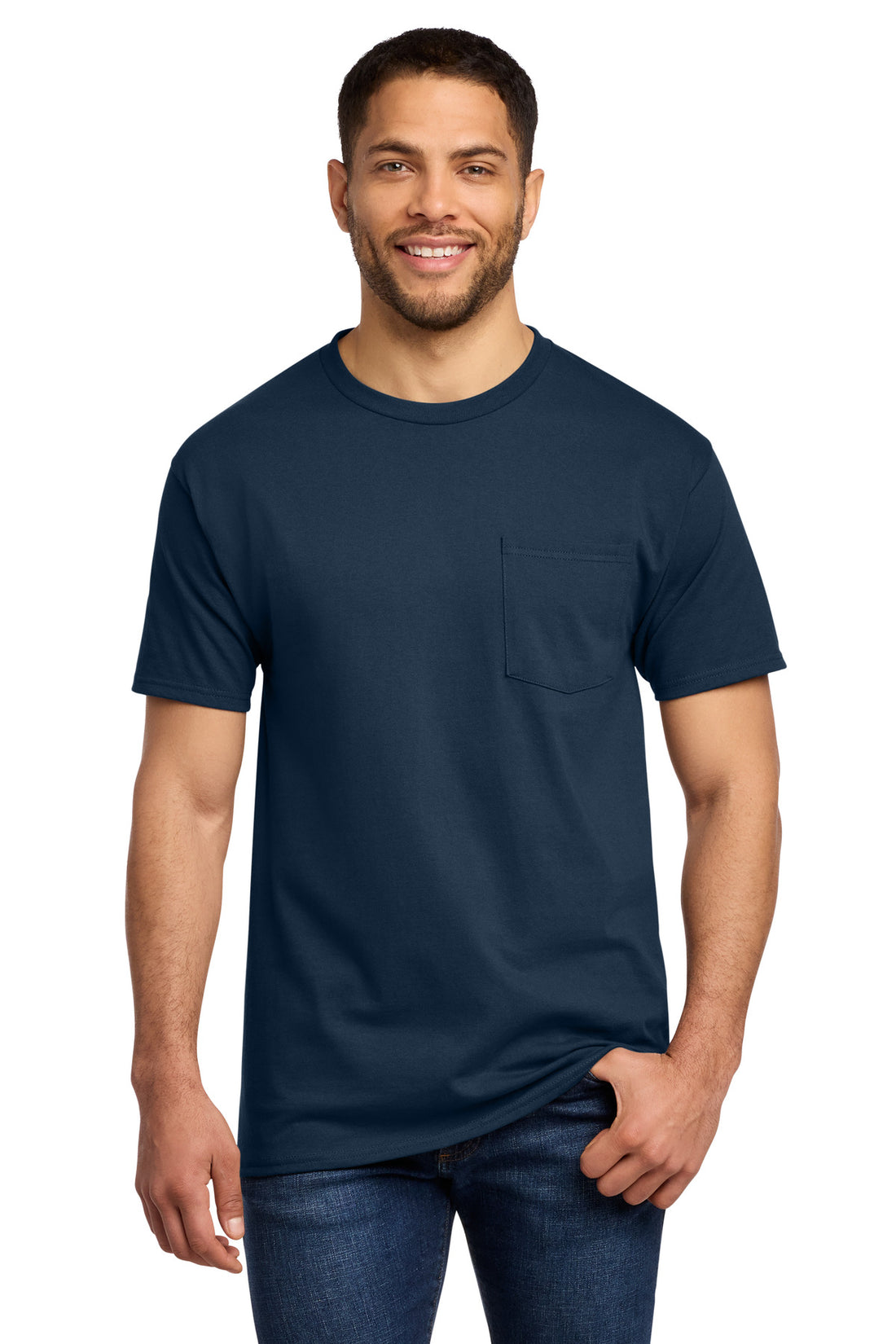 Port & Co® Essential Pocket Tee. PC61P