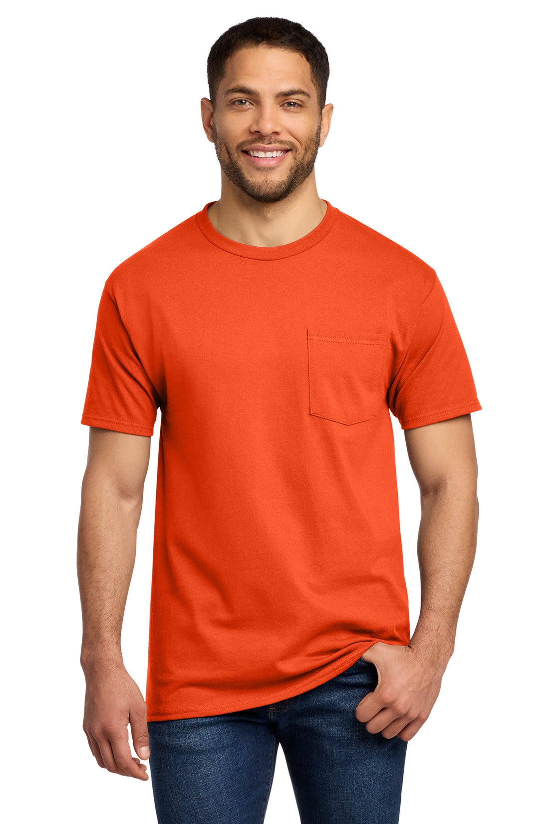 Port & Co® Essential Pocket Tee. PC61P