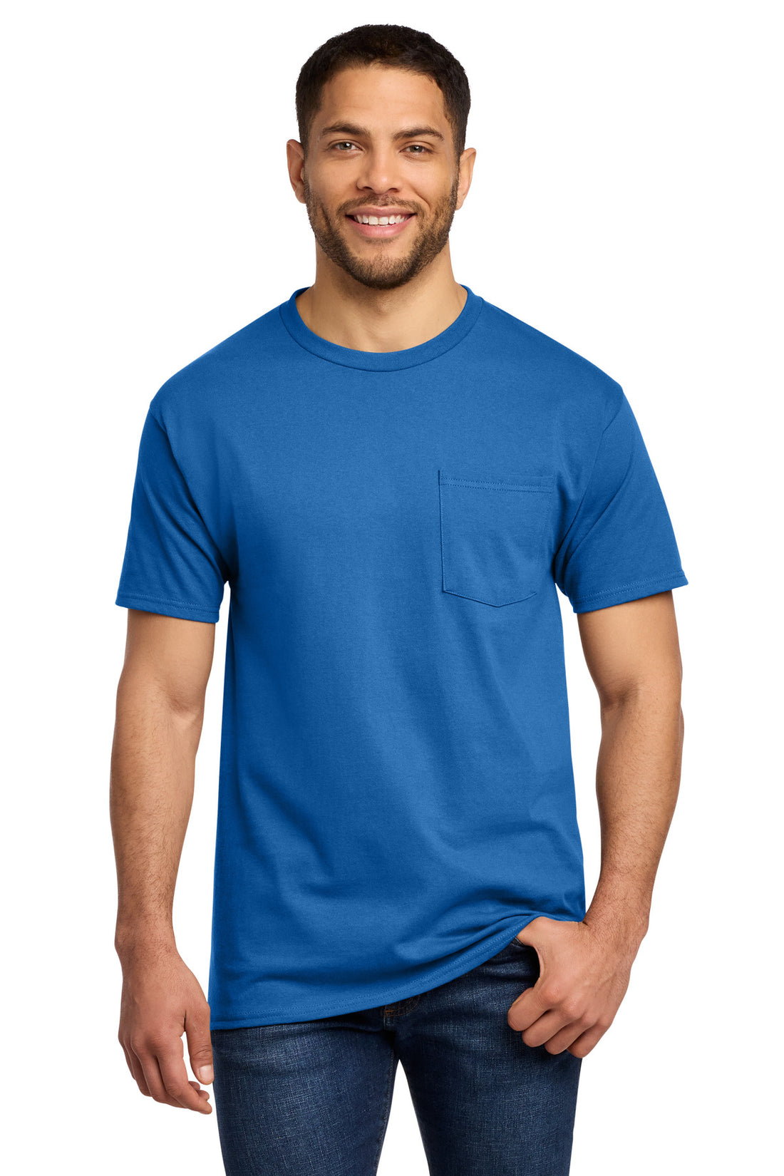 Port & Co® Essential Pocket Tee. PC61P