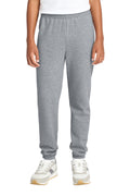 Port & Co® Youth Core Fleece Sweatpant PC78YP - Athletic Heather - L