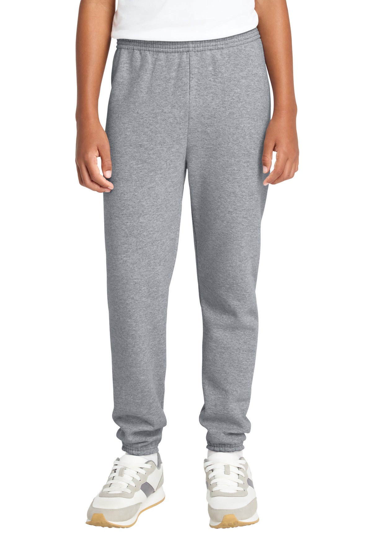 Port & Co® Youth Core Fleece Sweatpant PC78YP - Athletic Heather - L