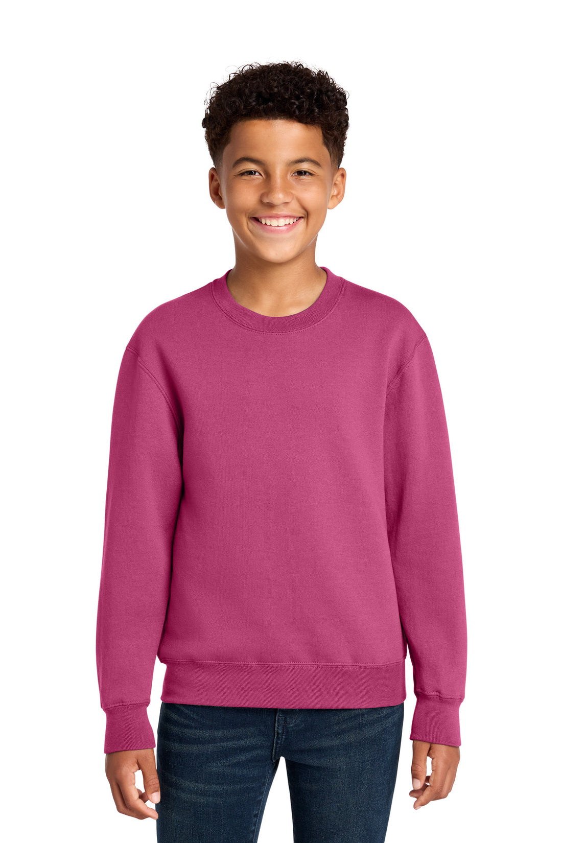 Port & Co® Youth Core Fleece Crewneck Sweatshirt PC78Y