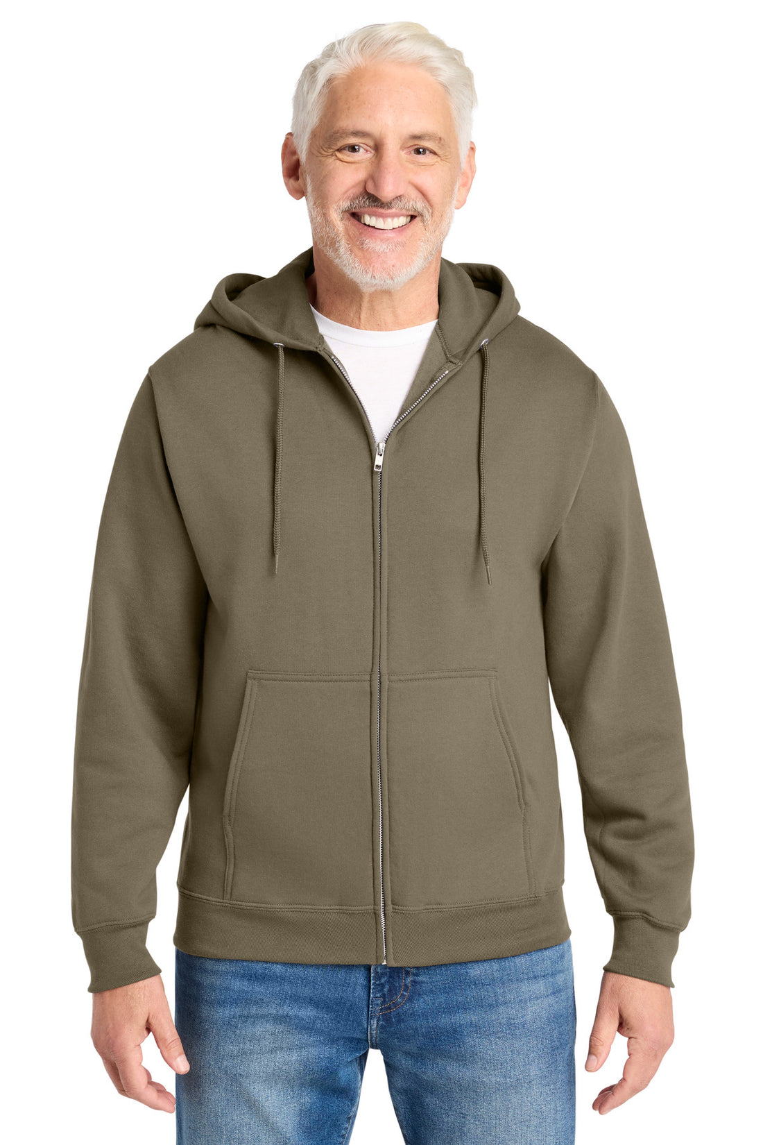 Port & Co® Core Fleece Full-Zip Hooded Sweatshirt. PC78ZH