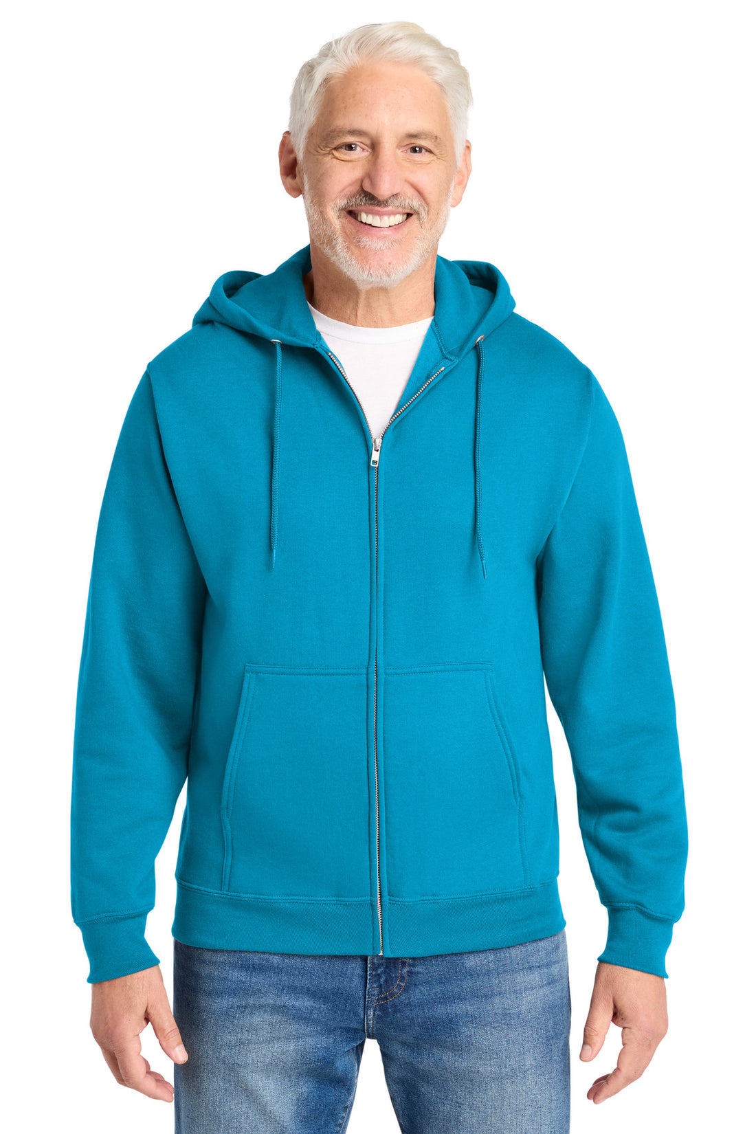 Port & Co® Core Fleece Full-Zip Hooded Sweatshirt. PC78ZH