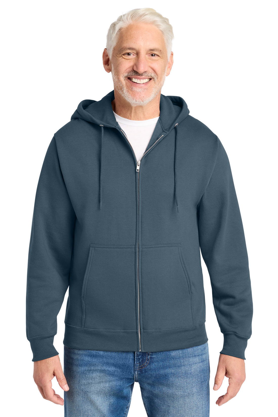 Port & Co® Core Fleece Full-Zip Hooded Sweatshirt. PC78ZH