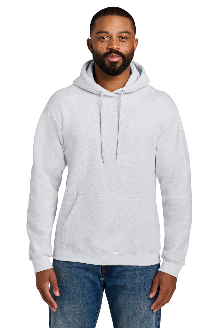 Port & Co® Essential Fleece Pullover Hooded Sweatshirt.  PC90H - Ash - 2XL