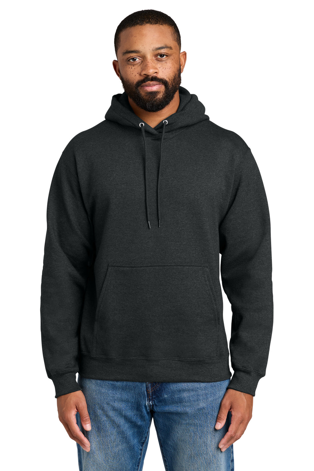 Port & Co® Essential Fleece Pullover Hooded Sweatshirt.  PC90H