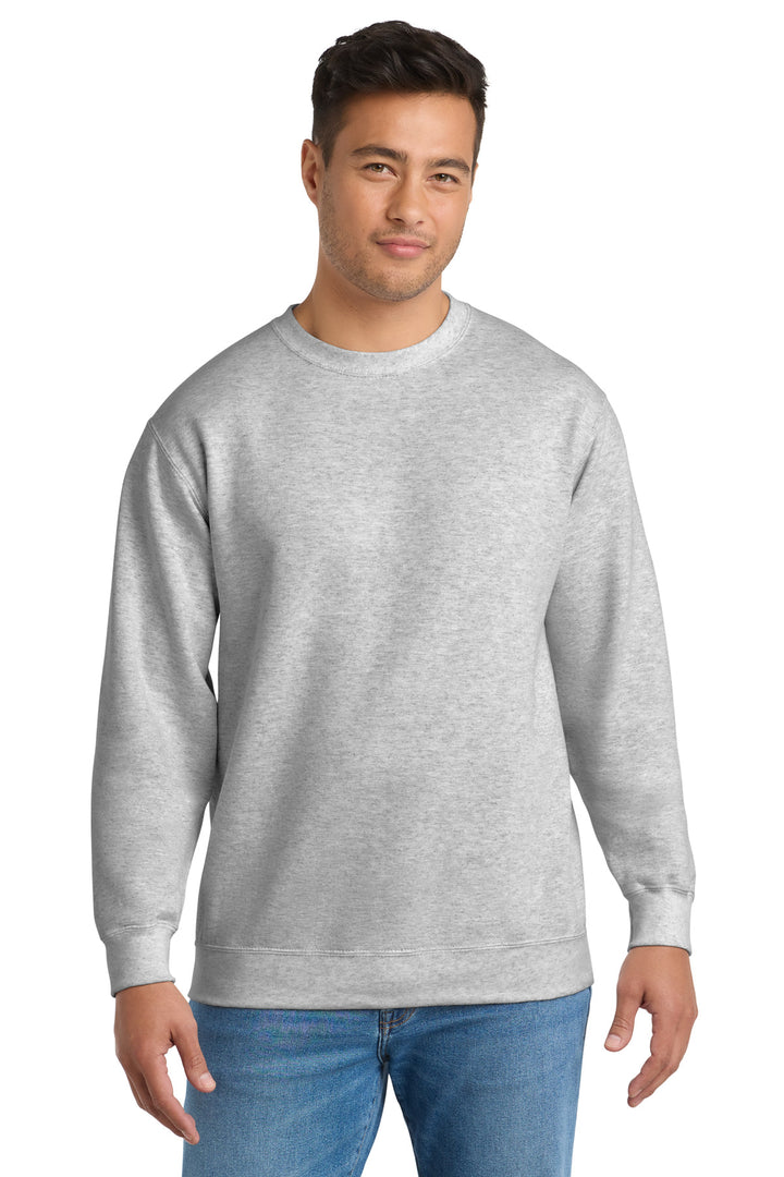 Port & Co® Essential Fleece Crewneck Sweatshirt.  PC90 - Ash - 2XL
