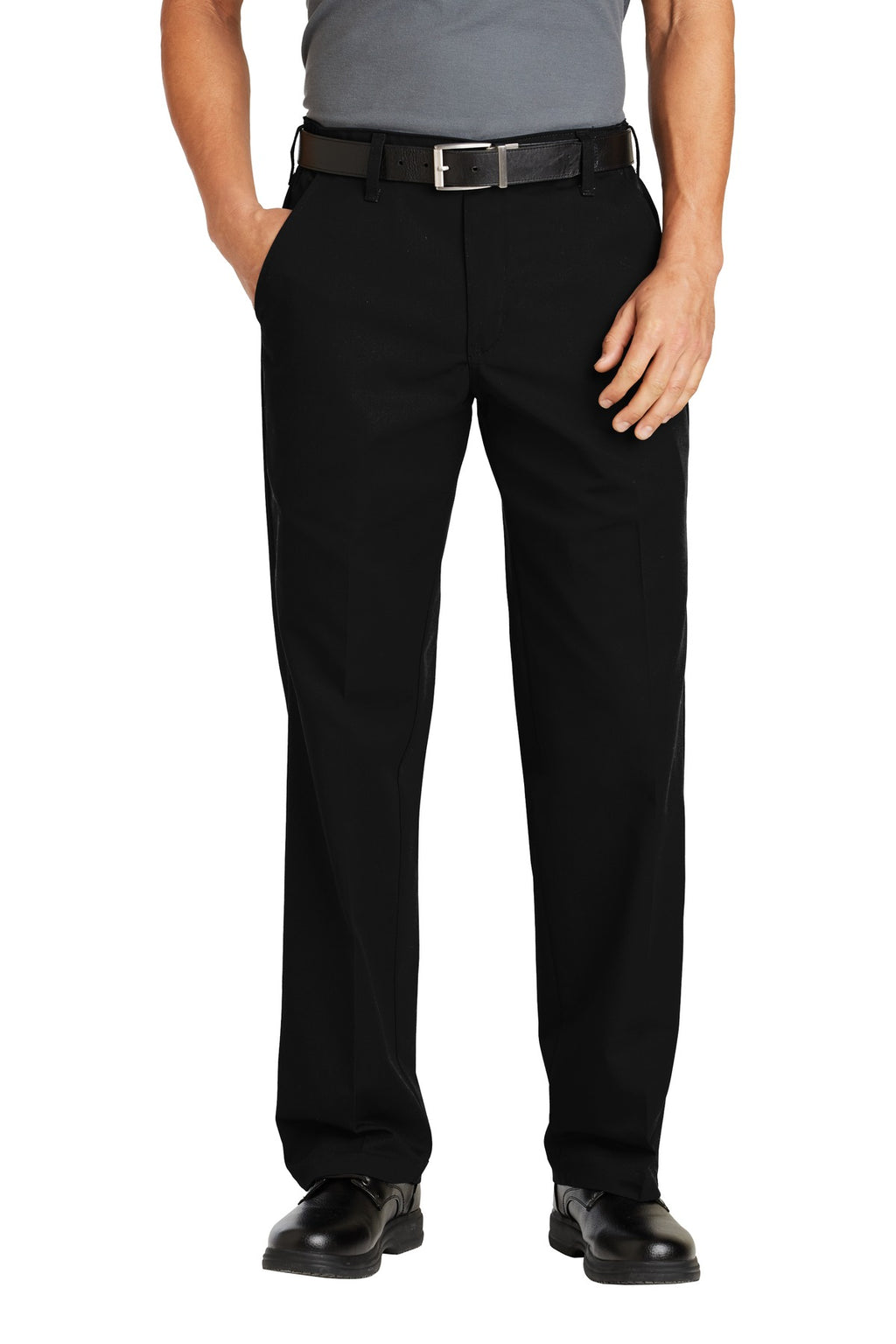 Red Kap® Elastic Insert Pant.  PT60 - Black - 2836