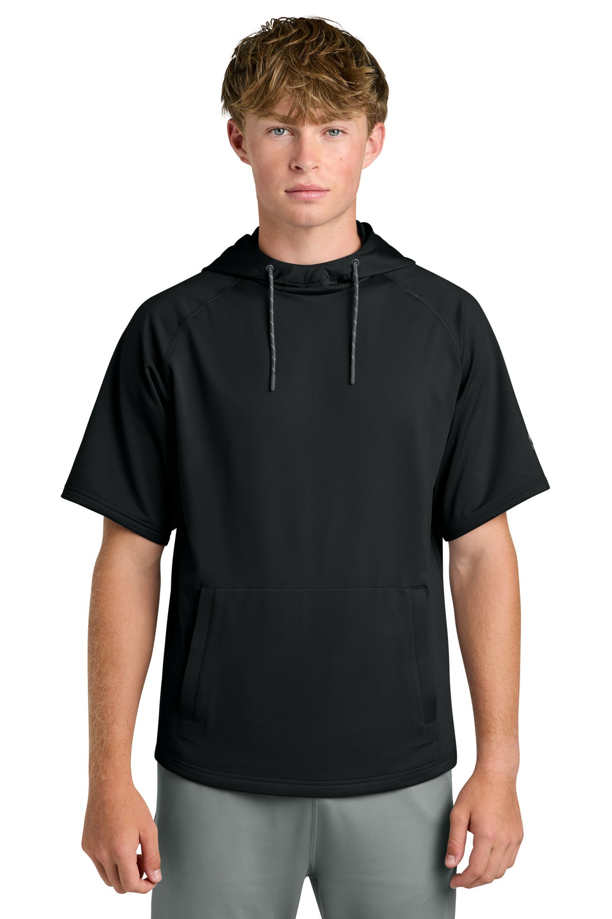 Richardson Charge Performance Fleece Short Sleeve Hoodie RA7200SSH - Black - 2XL