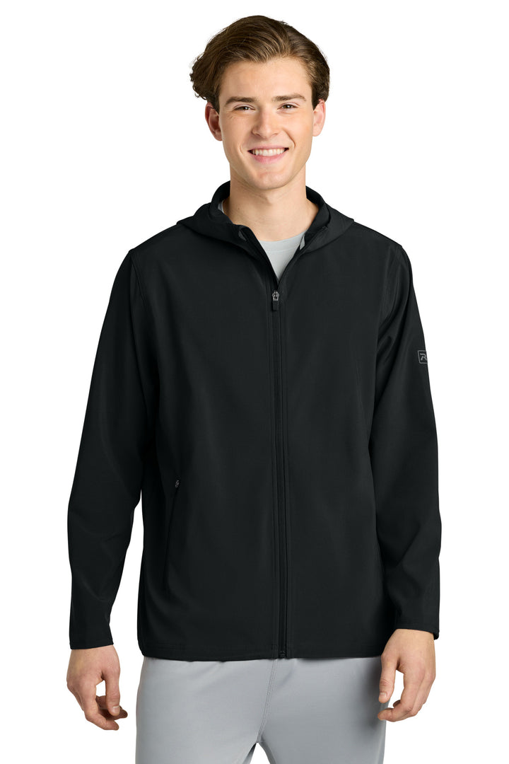Richardson Barrage Hooded Wind Jacket RA7400FZH - Black - 2XL