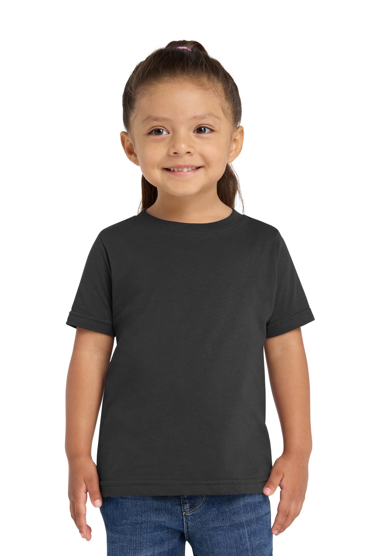 Rabbit Skins Toddler Fine Jersey Tee. RS3321 - Black - 2T