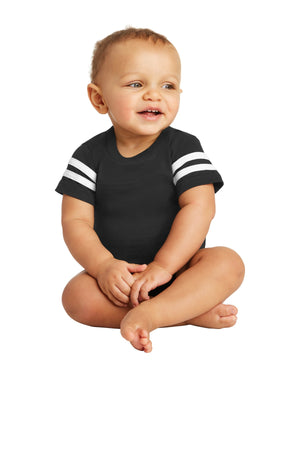 Rabbit Skins Infant Football Fine Jersey Bodysuit. RS4437