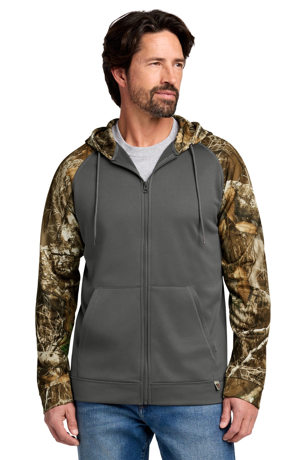 Russell Outdoors Realtree® Performance Colorblock Full-Zip Hoodie RU452