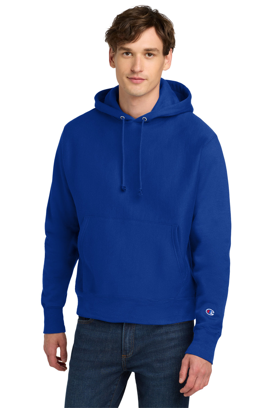 Champion ®  Reverse Weave ®  Hooded Sweatshirt S101 - Athletic Royal - 2XL