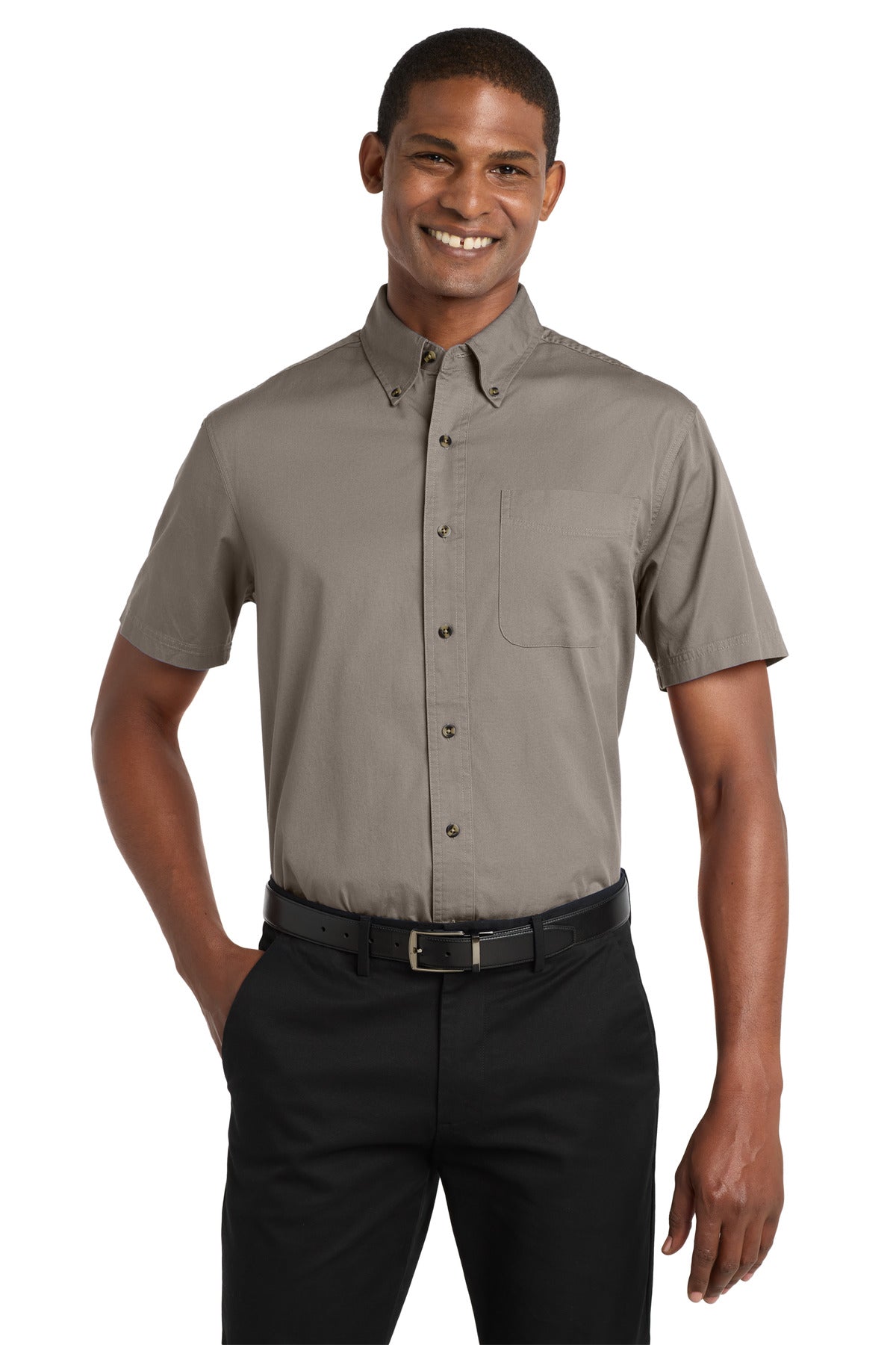 Port Authority® Short Sleeve Twill Shirt. S500T