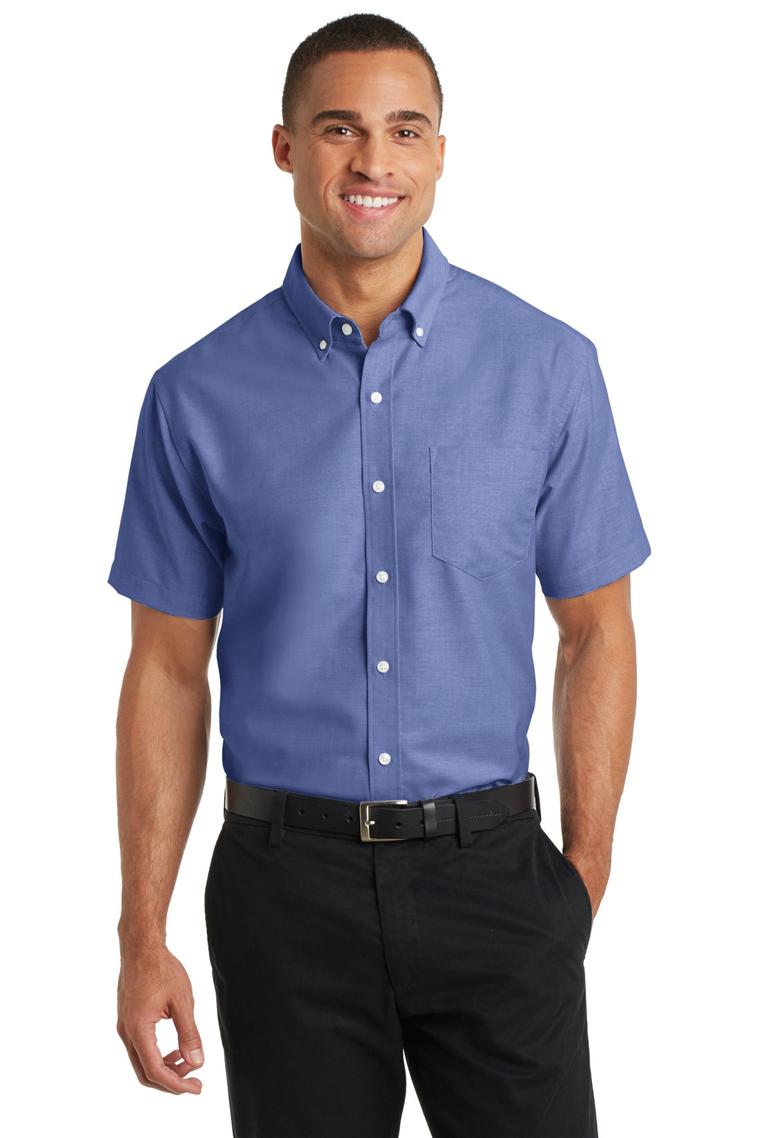 Port Authority® Short Sleeve SuperPro Oxford Shirt. S659