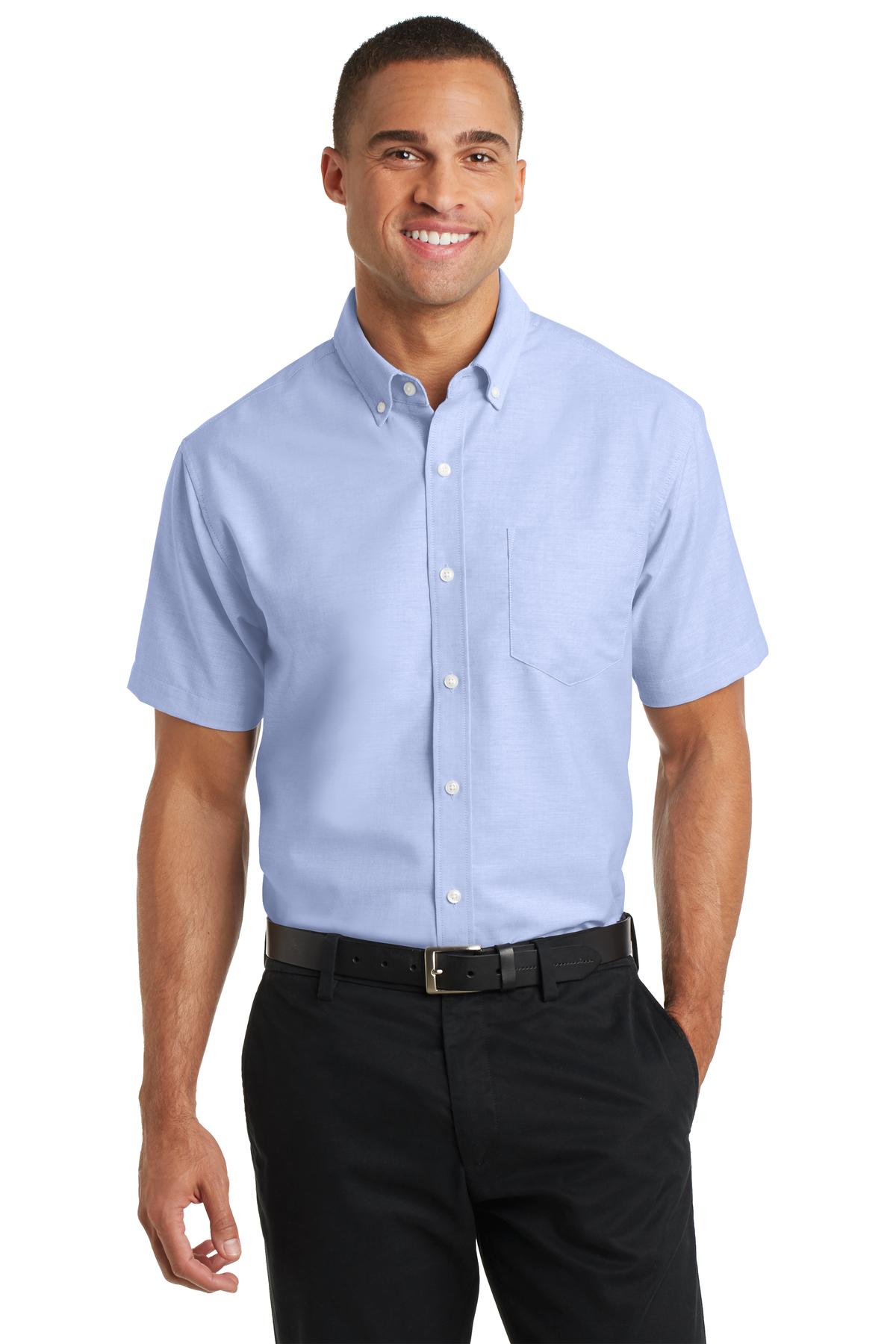Port Authority® Short Sleeve SuperPro Oxford Shirt. S659